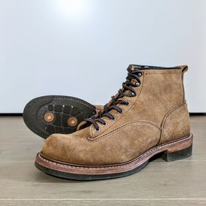 Brown Suede Men's Boots